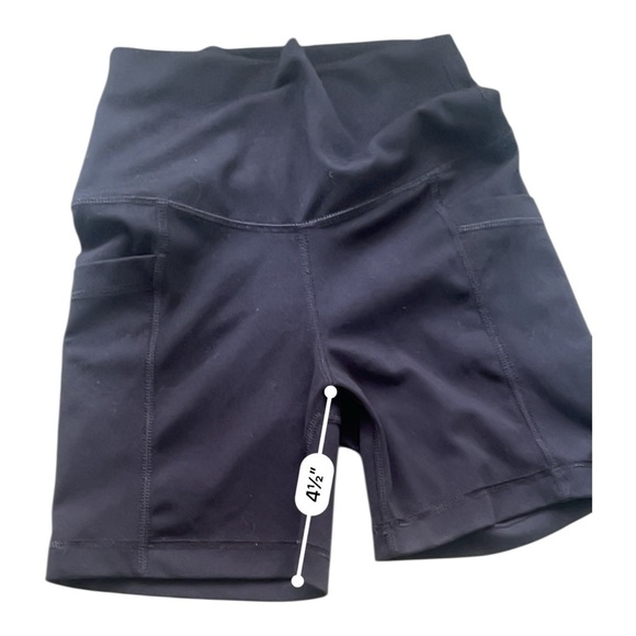 Yogalicious Black Bike Shorts High-Waisted Performance XS polyester spandex - Picture 9 of 12